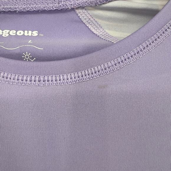 O'rageous Active Matching Long Sleeve Top Shorts Set UPF 50 Junior Girls L XL - Picture 4 of 9